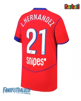 Paris Saint-Germain Lucas Hernandez #21 Tricou Fotbal Replică 2025-26 Barbati Treilea